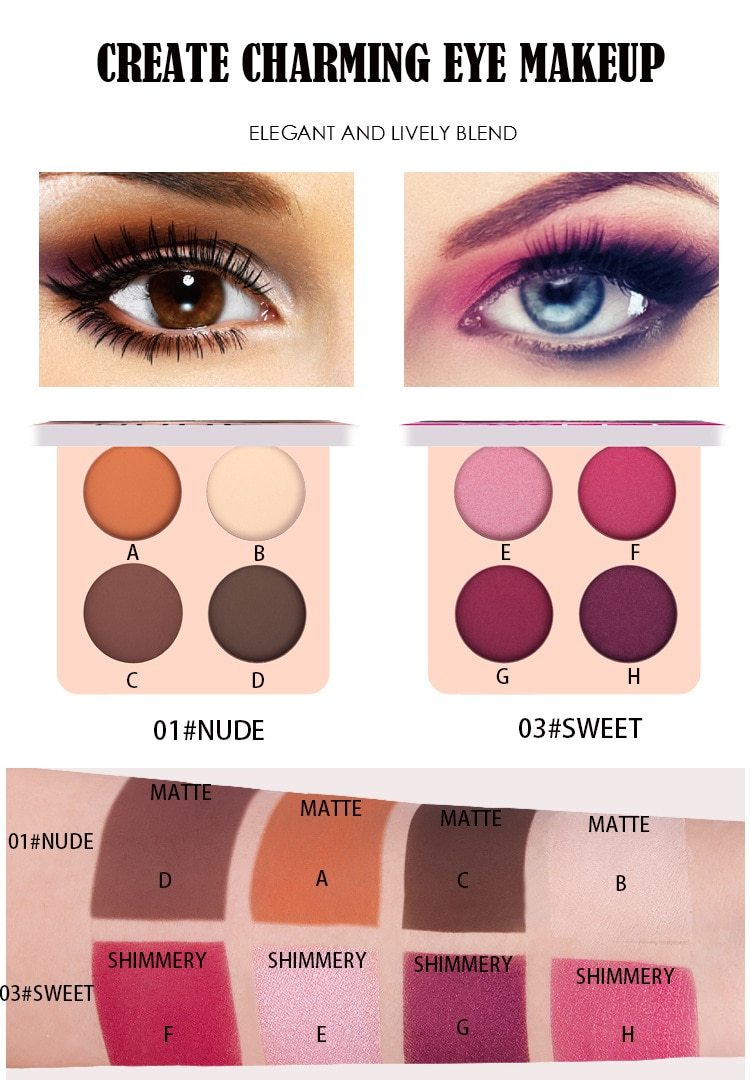 Reya Minerals Professional Nude EyeShadow Pallete