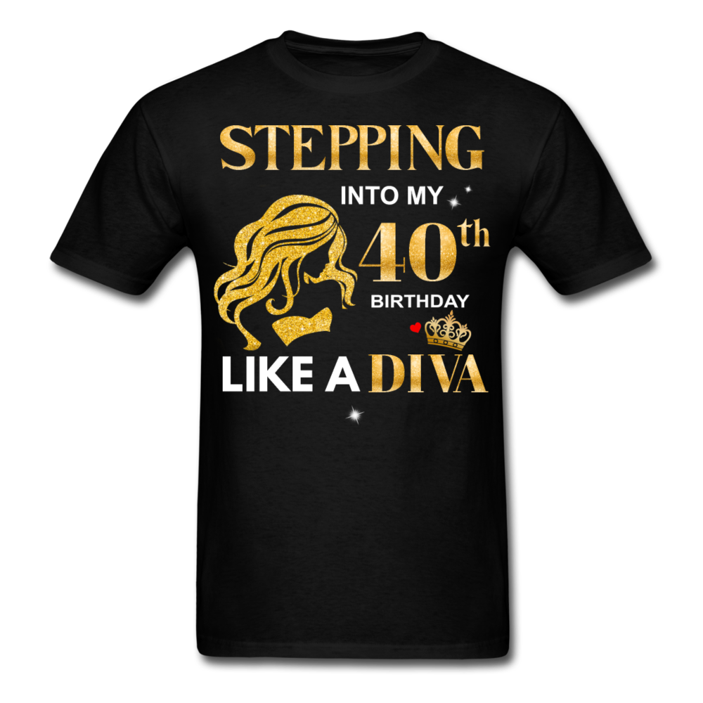 DIVA 40 UNISEX SHIRT - black