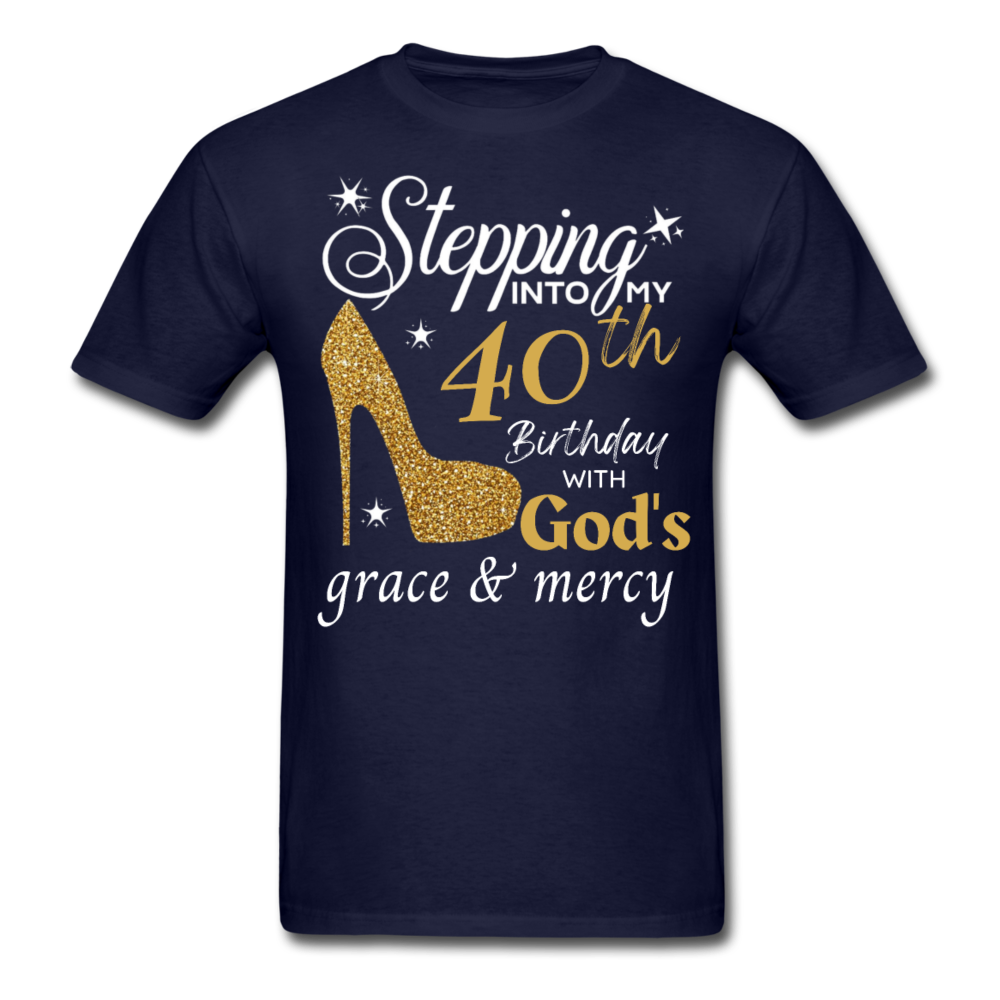 40 GODS GRACE UNISEX SHIRT - navy