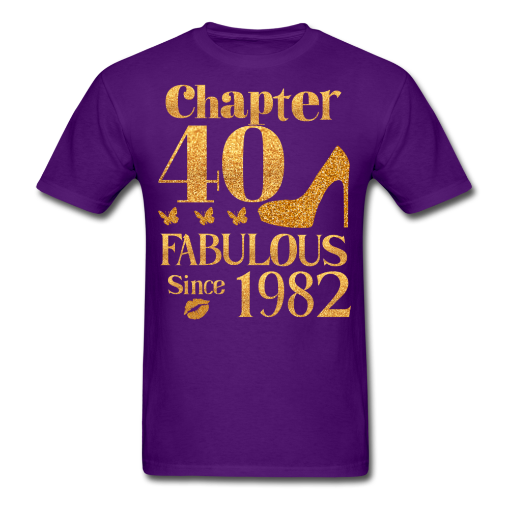 GOLD 40-1982 UNISEX SHIRT - purple