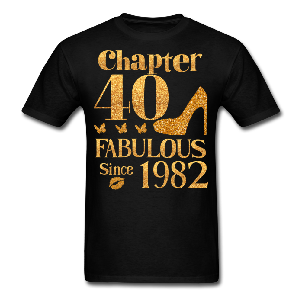 GOLD 40-1982 UNISEX SHIRT - black