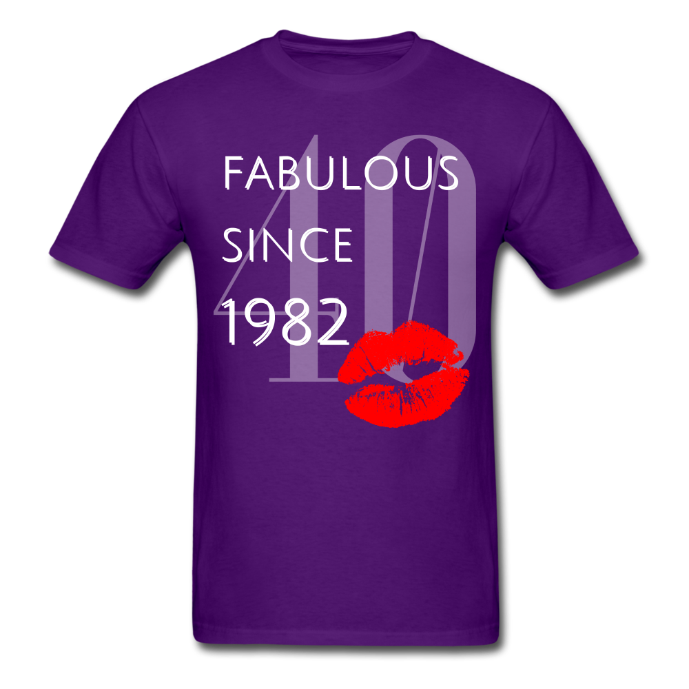 FABULOUS 40-1982 UNISEX SHIRT - purple