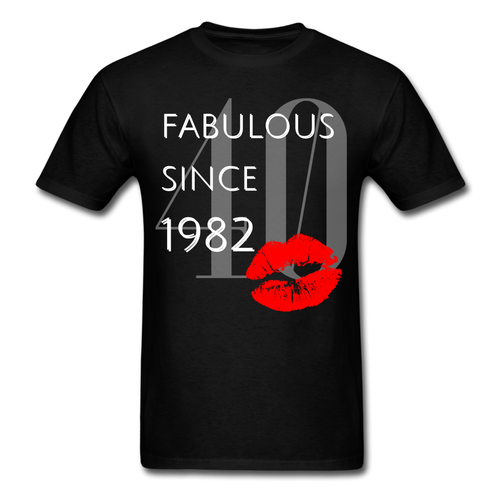 FABULOUS 40-1982 UNISEX SHIRT - black