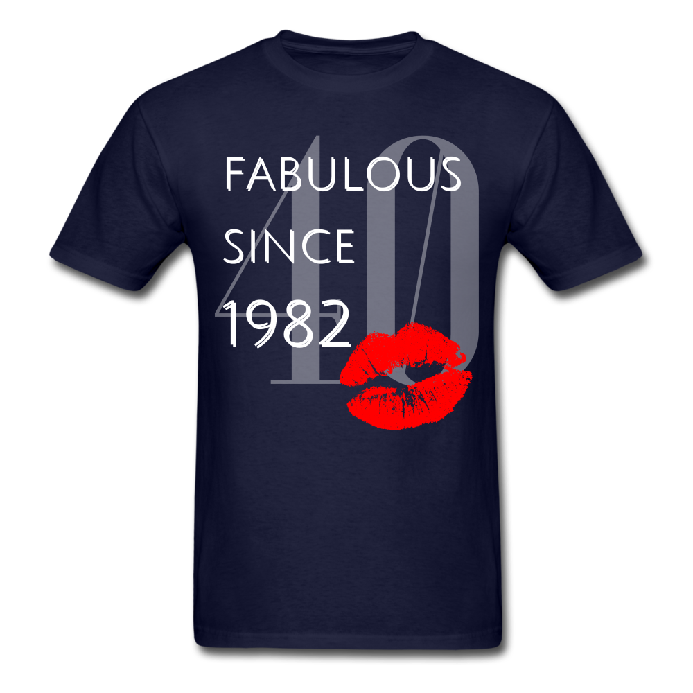 FABULOUS 40-1982 UNISEX SHIRT - navy