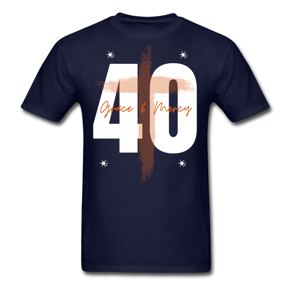 40 MERCY UNISEX SHIRT - navy