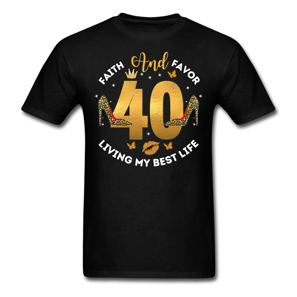 40 FAITH FAVOR UNISEX SHIRT - black